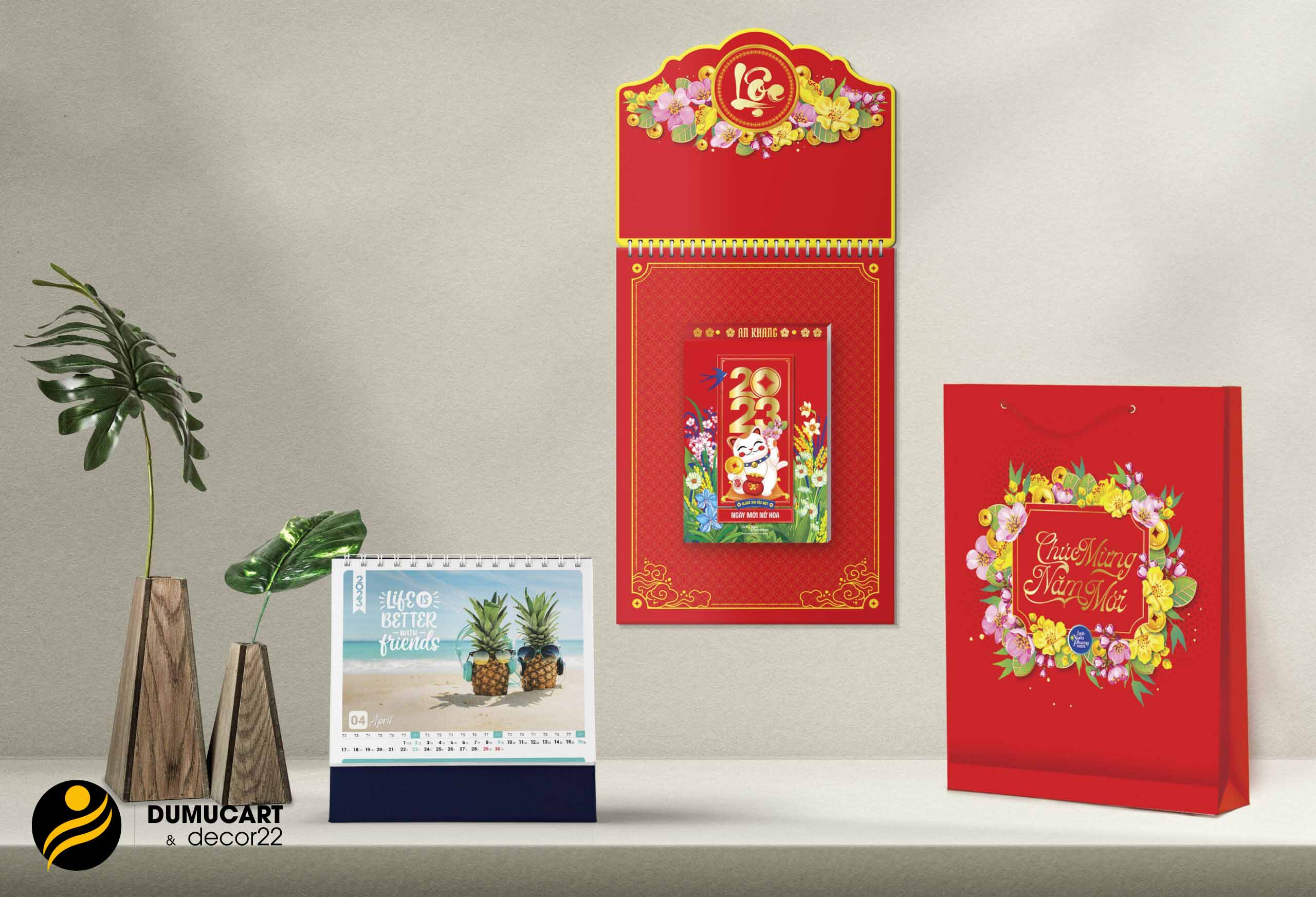 in lịch tết treo tường