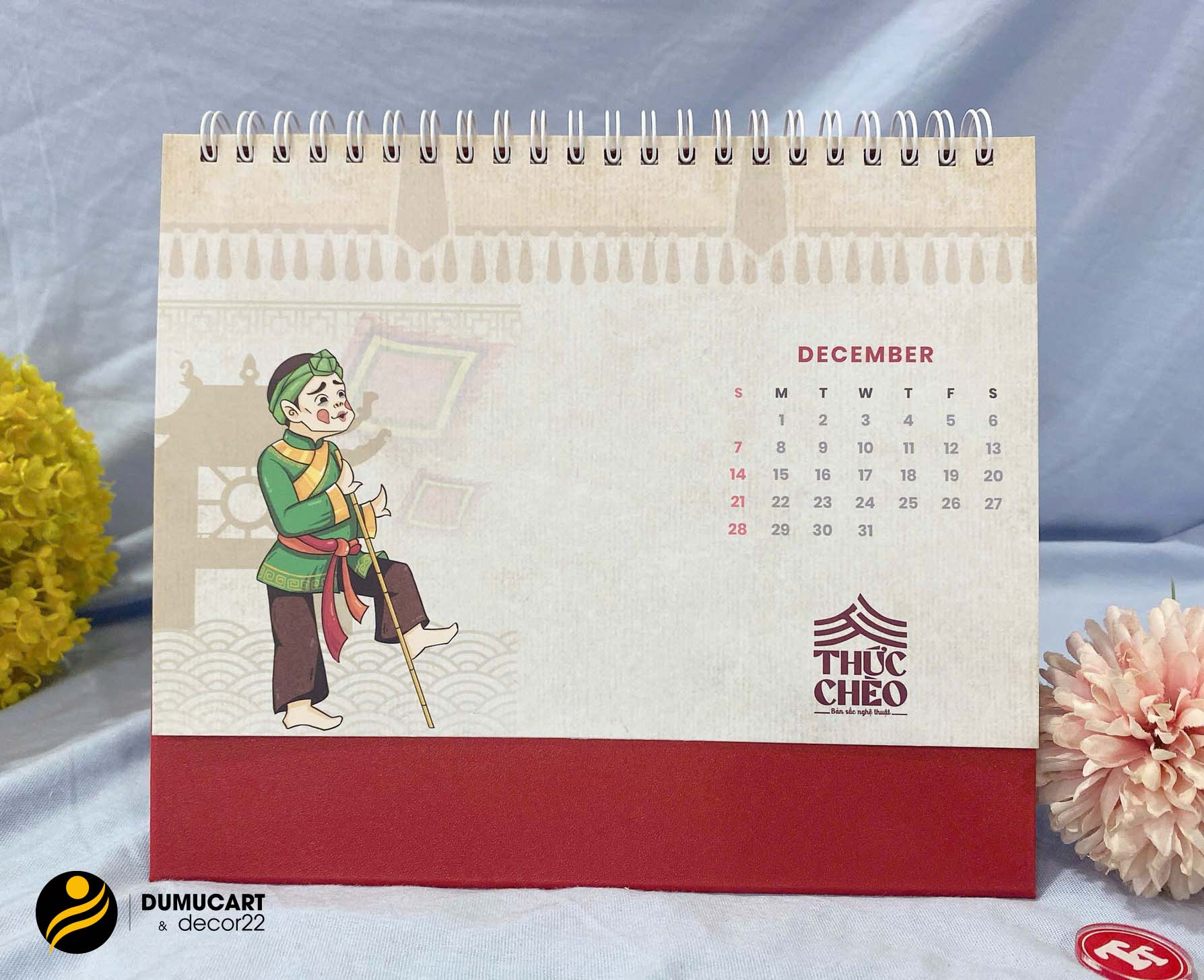in lịch tết để bàn