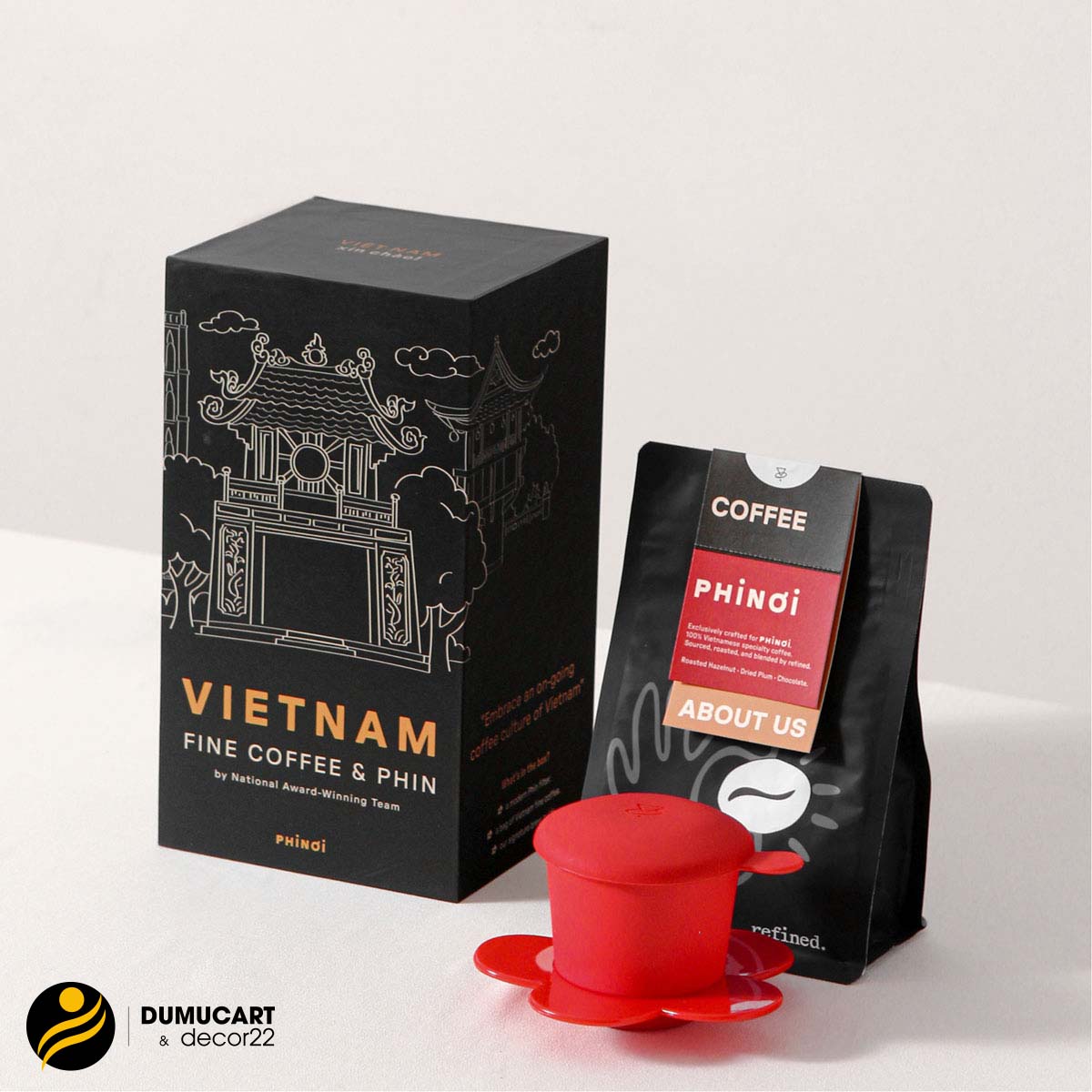 in hộp cà phê