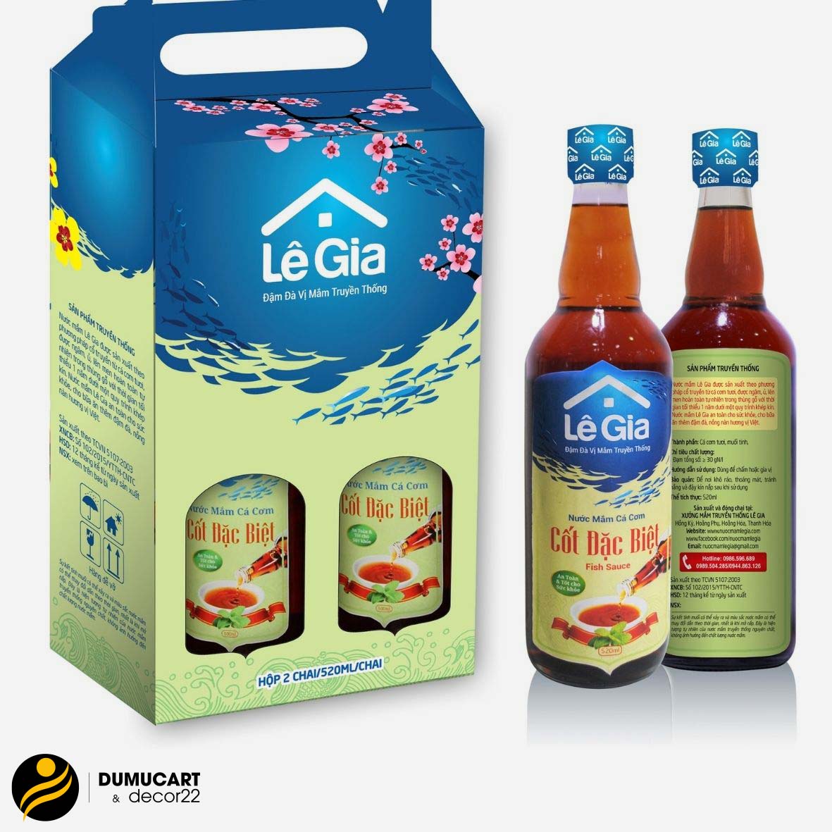 in hộp nước mắm