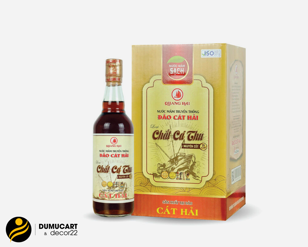in hộp giấy đựng nước mắm
