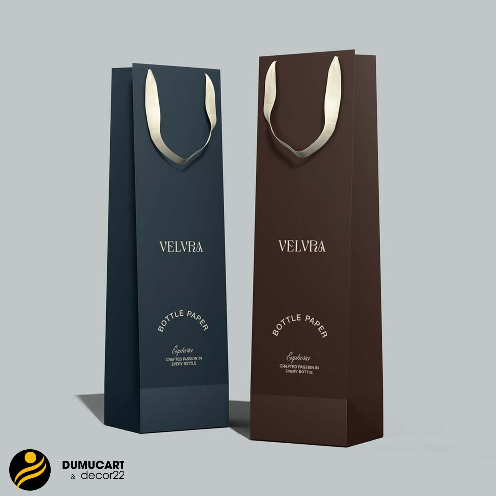 In túi giấy đựng rượu