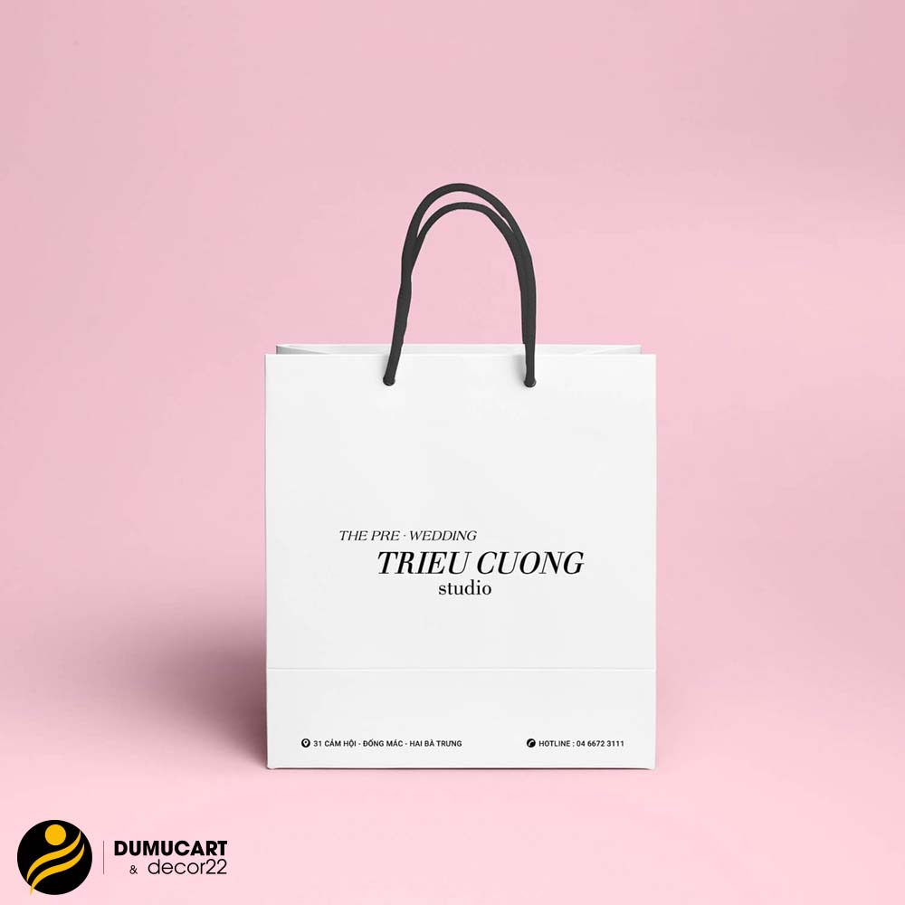 In túi giấy Ivory