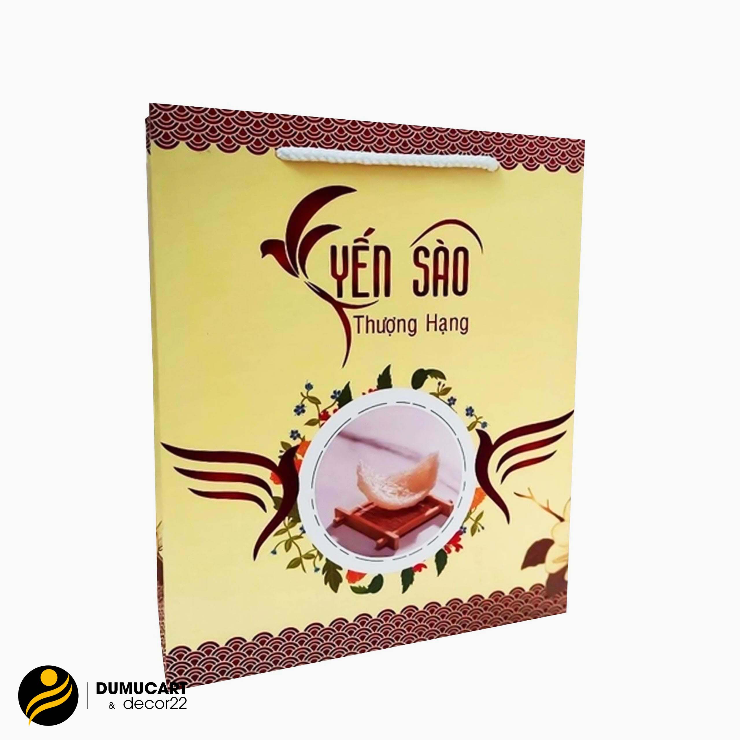 In túi giấy yến sào