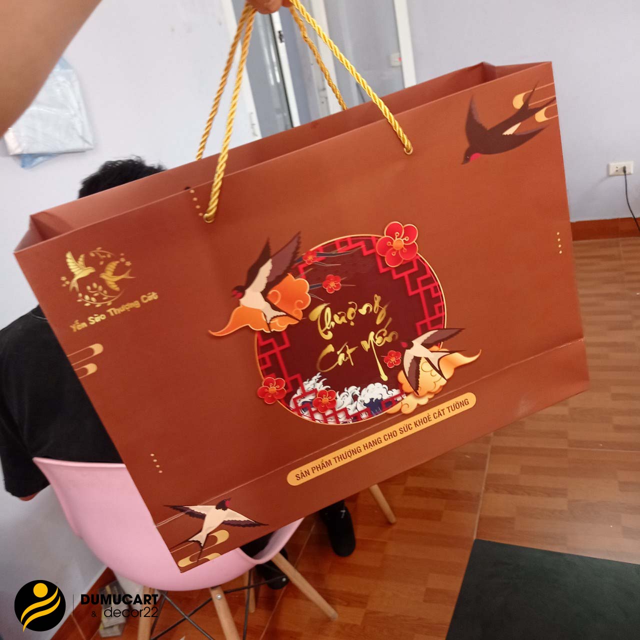 In túi giấy đựng yến sào