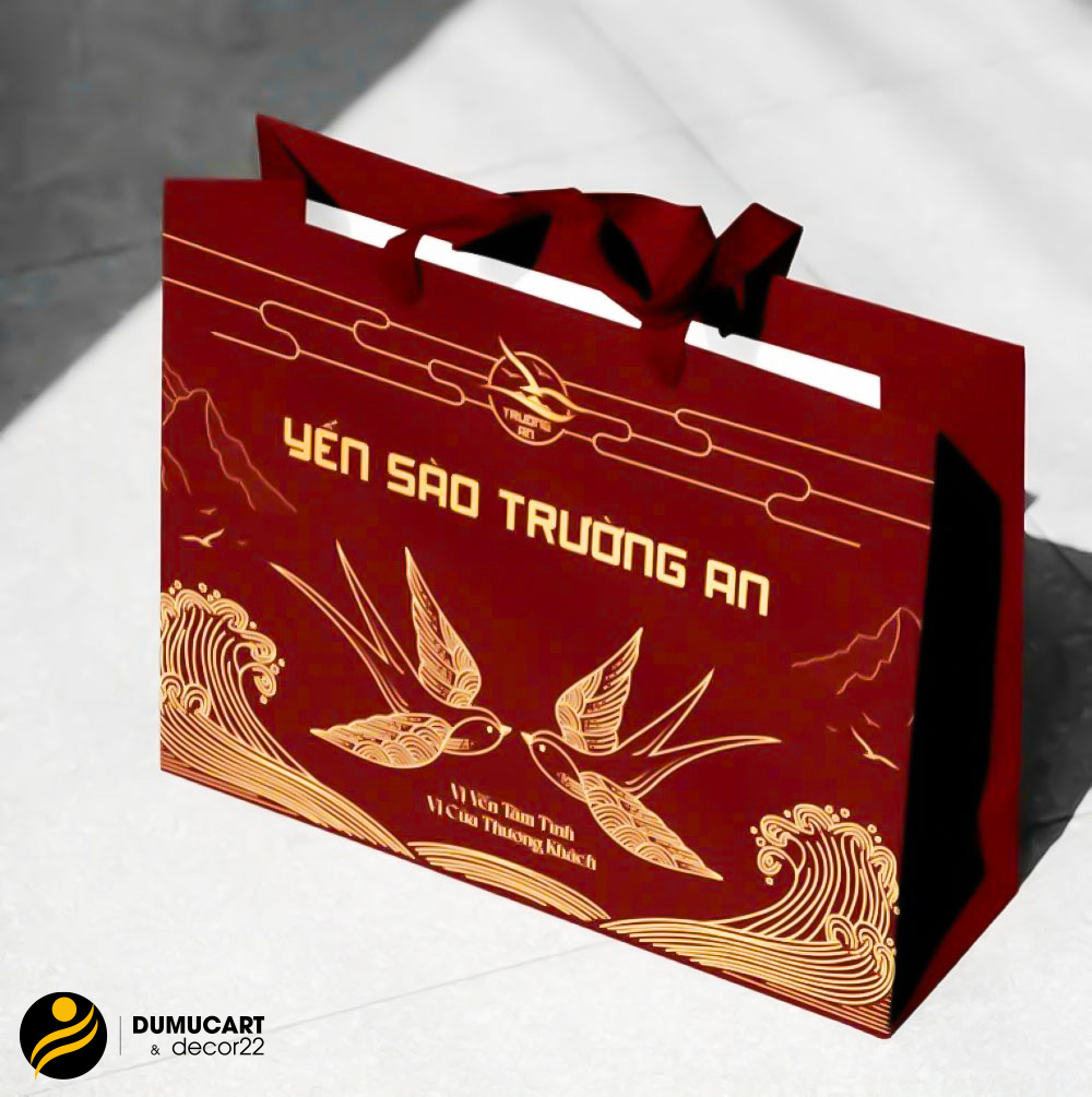 In túi giấy yến sào