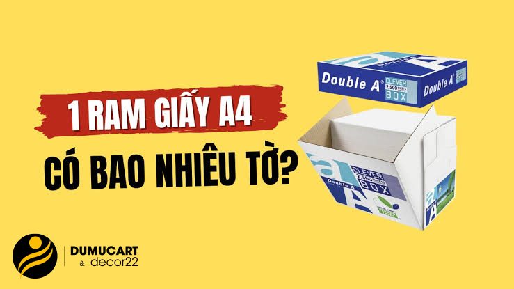 1 Ram Giấy A4 Bao Nhiêu Tờ