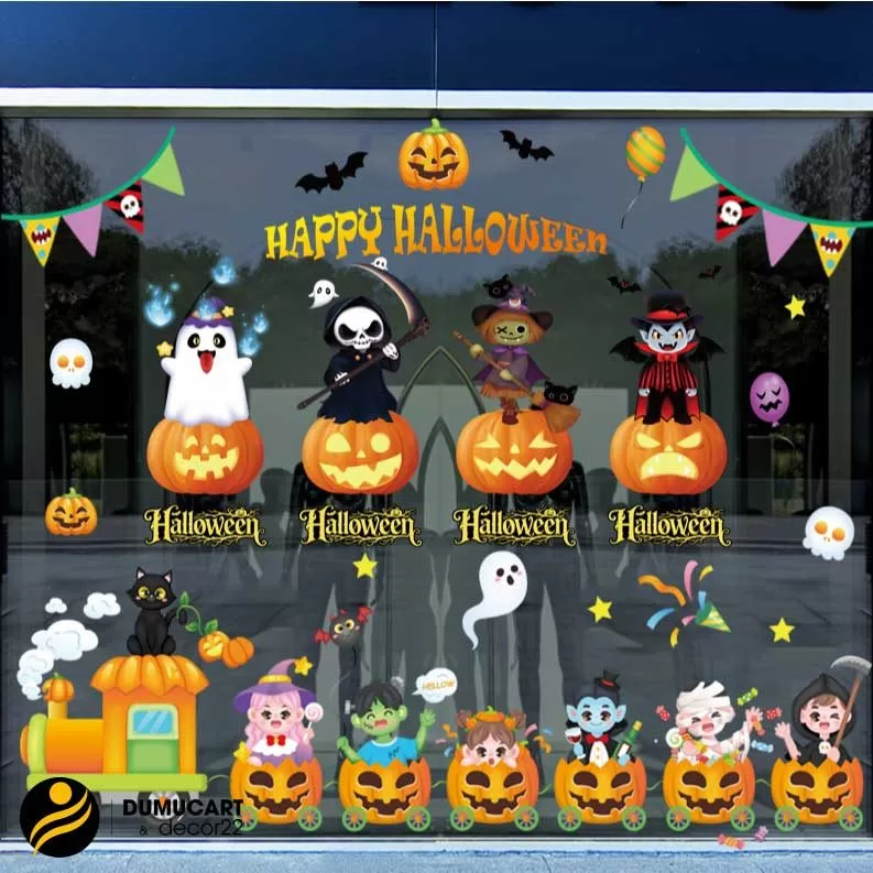 decal trang trí halloween giá tốt
