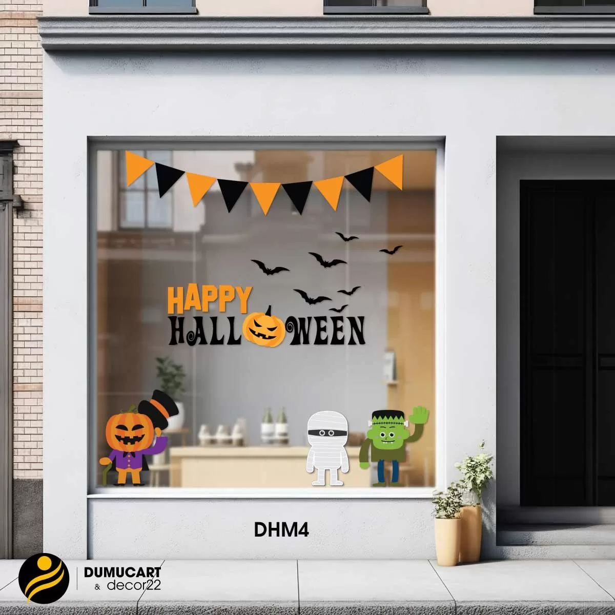 decal trang trí halloween giá tốt