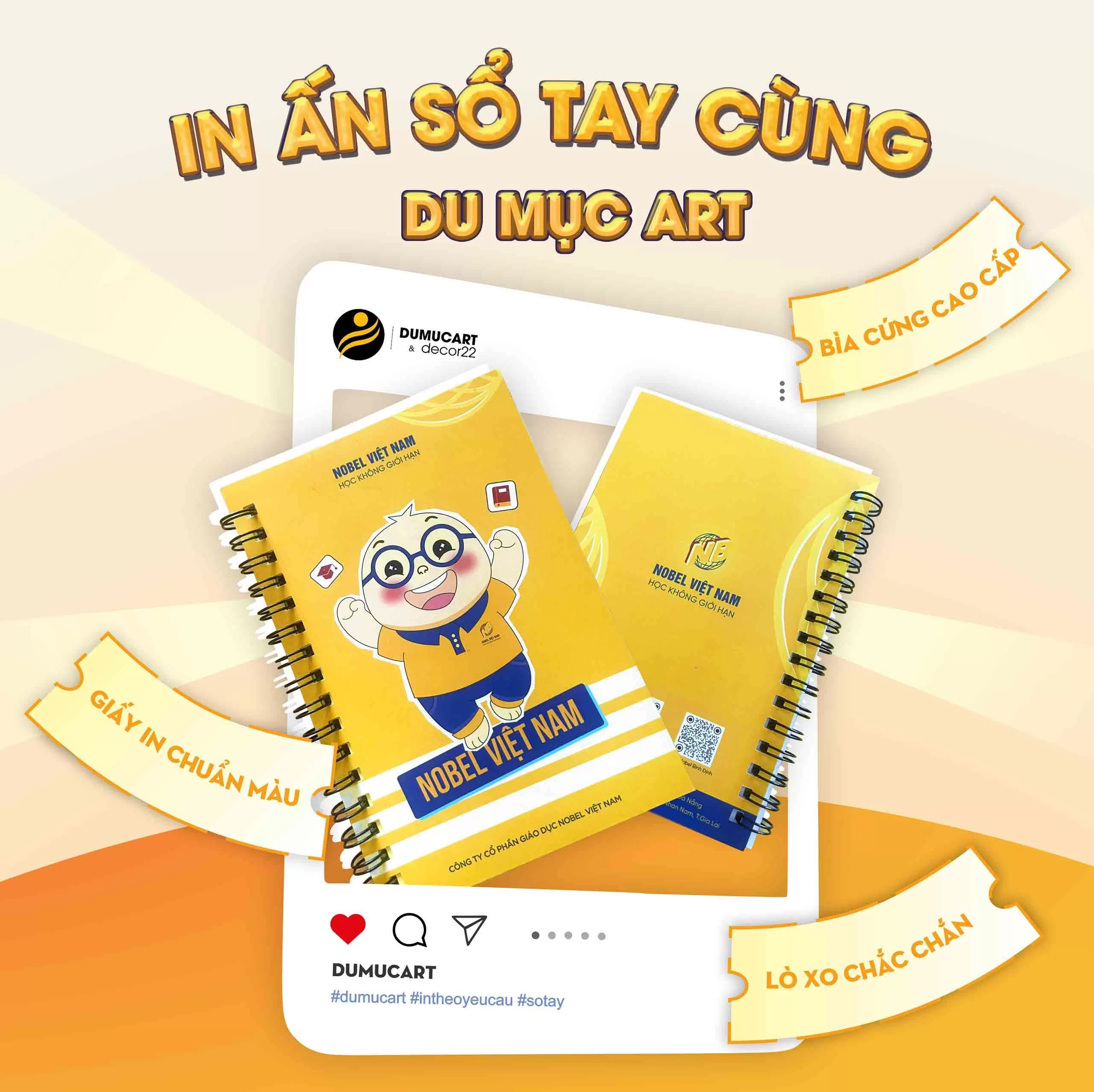in sổ tay