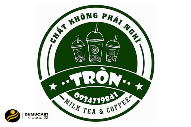 logo ly trà sữa đẹp