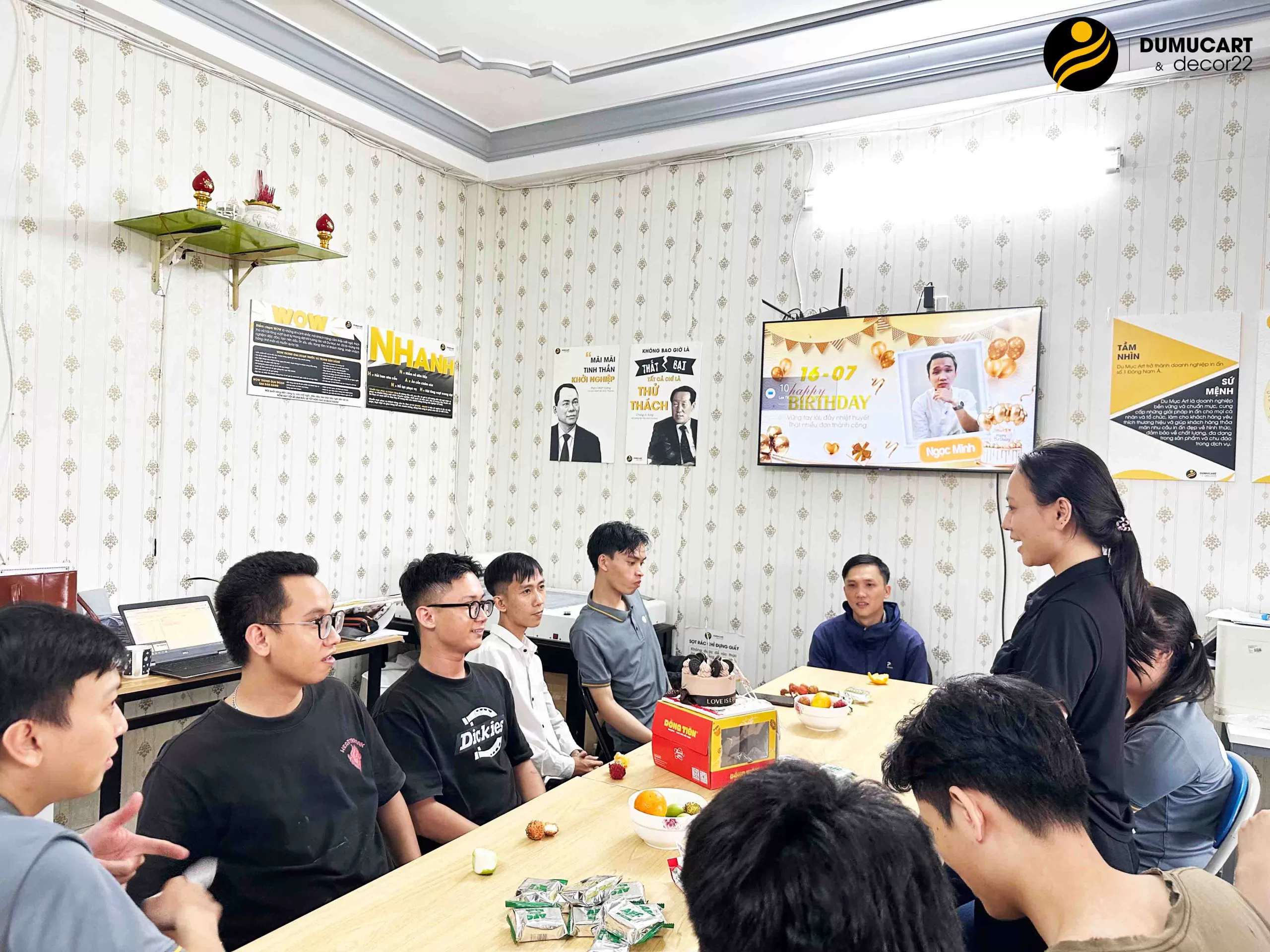 sinh nhật tháng 07 tại In Du Mục Art