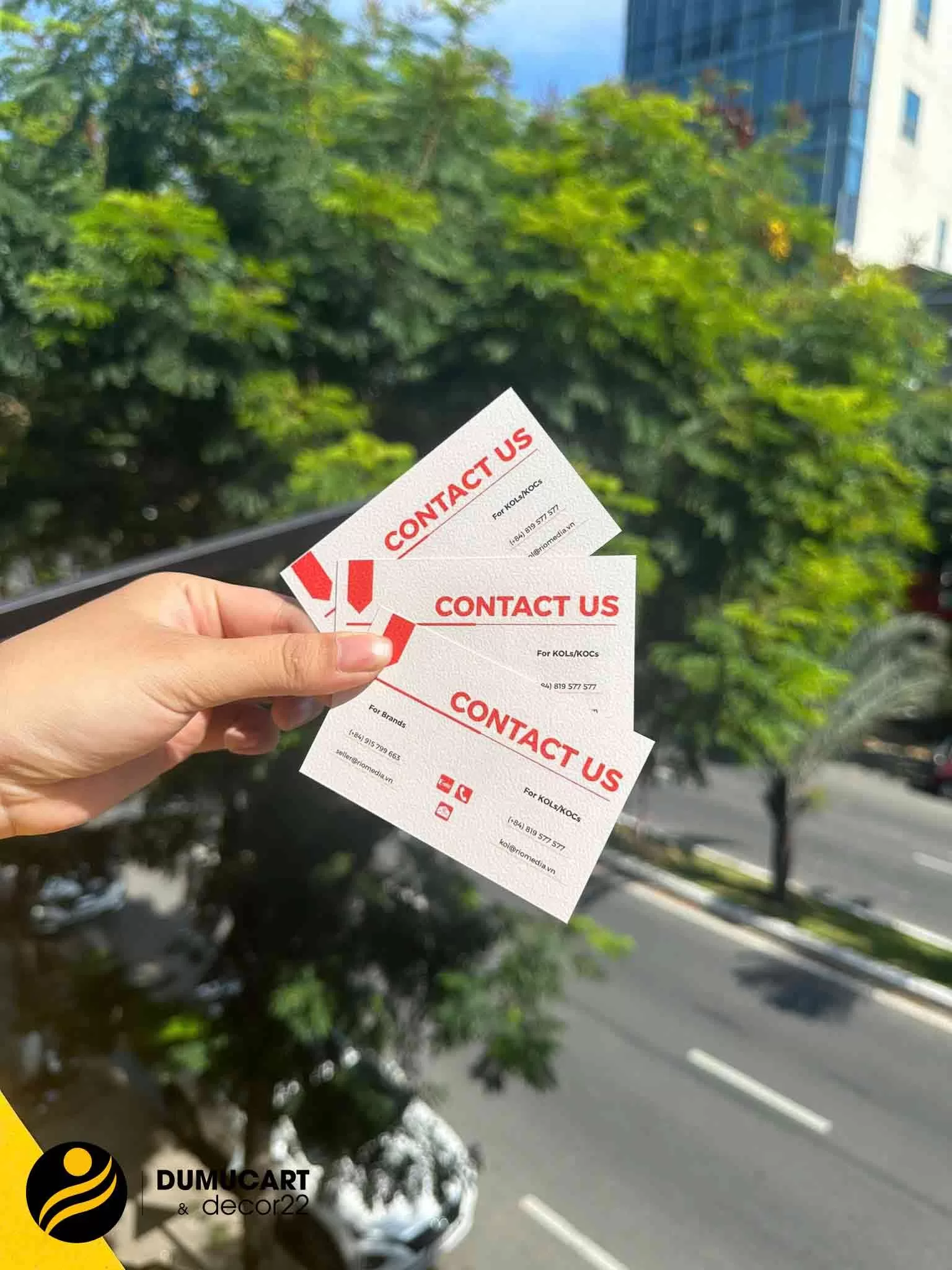 in card visit đà nẵng