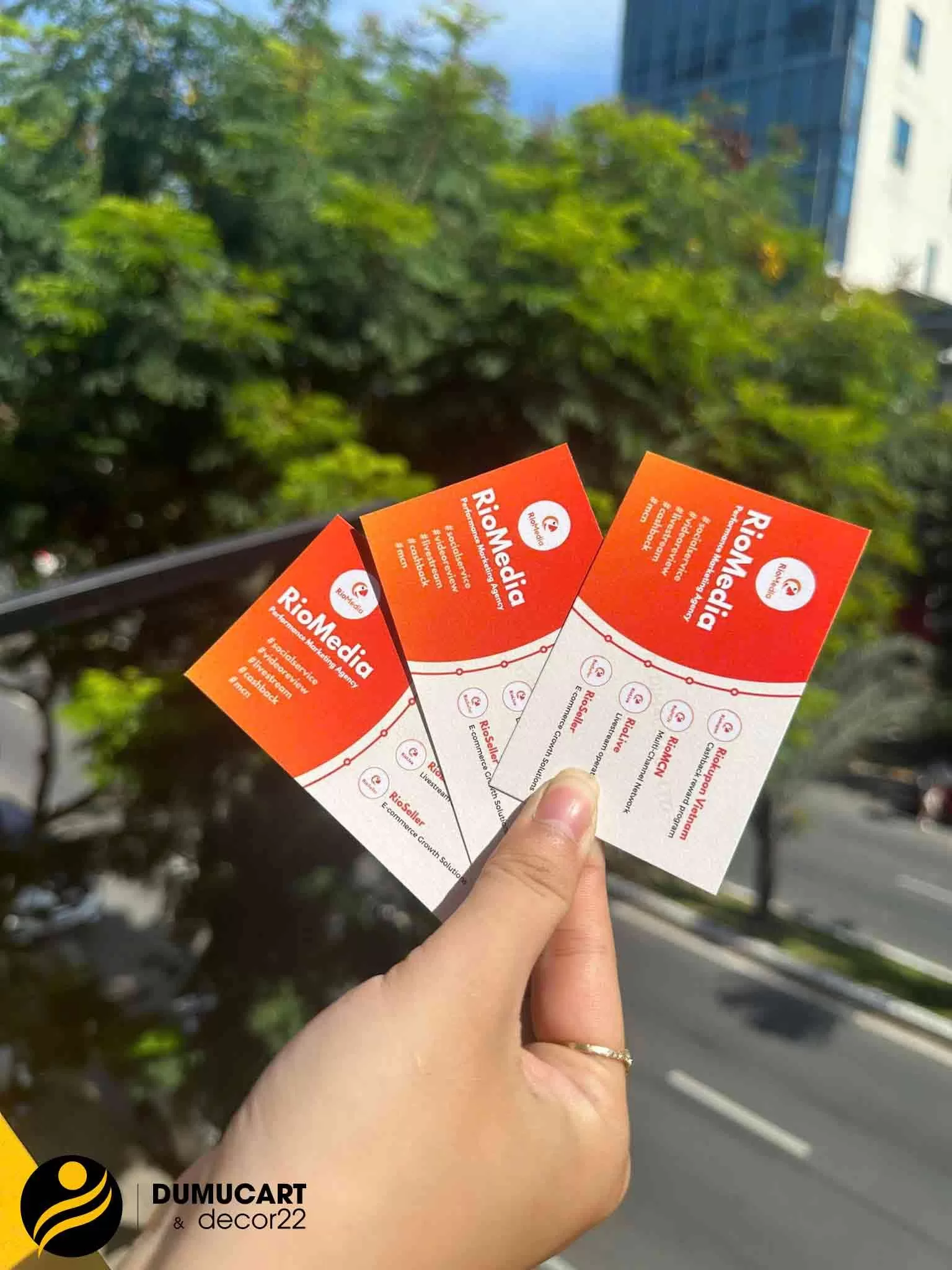 in card visit đà nẵng
