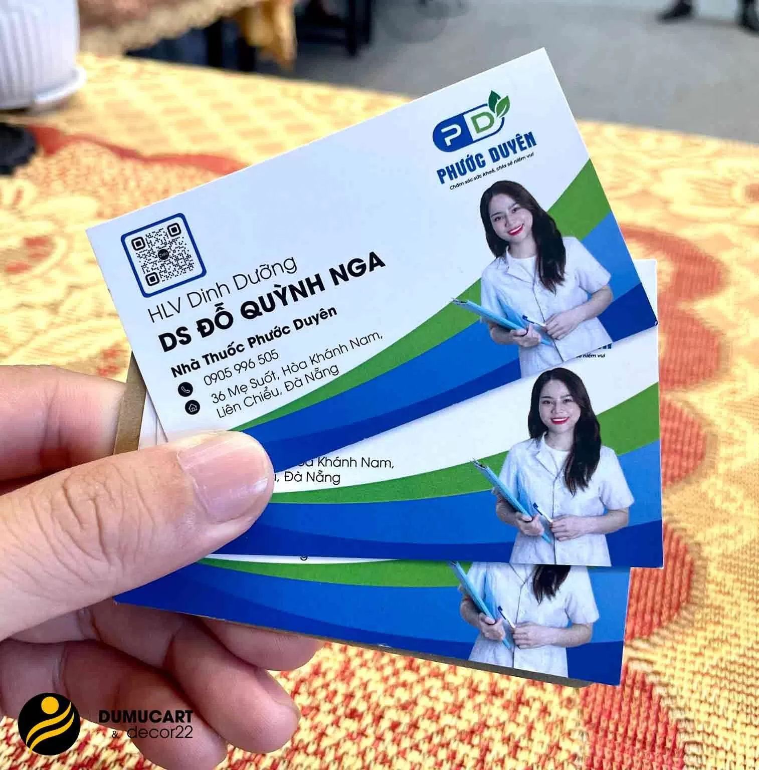 in card visit đà nẵng