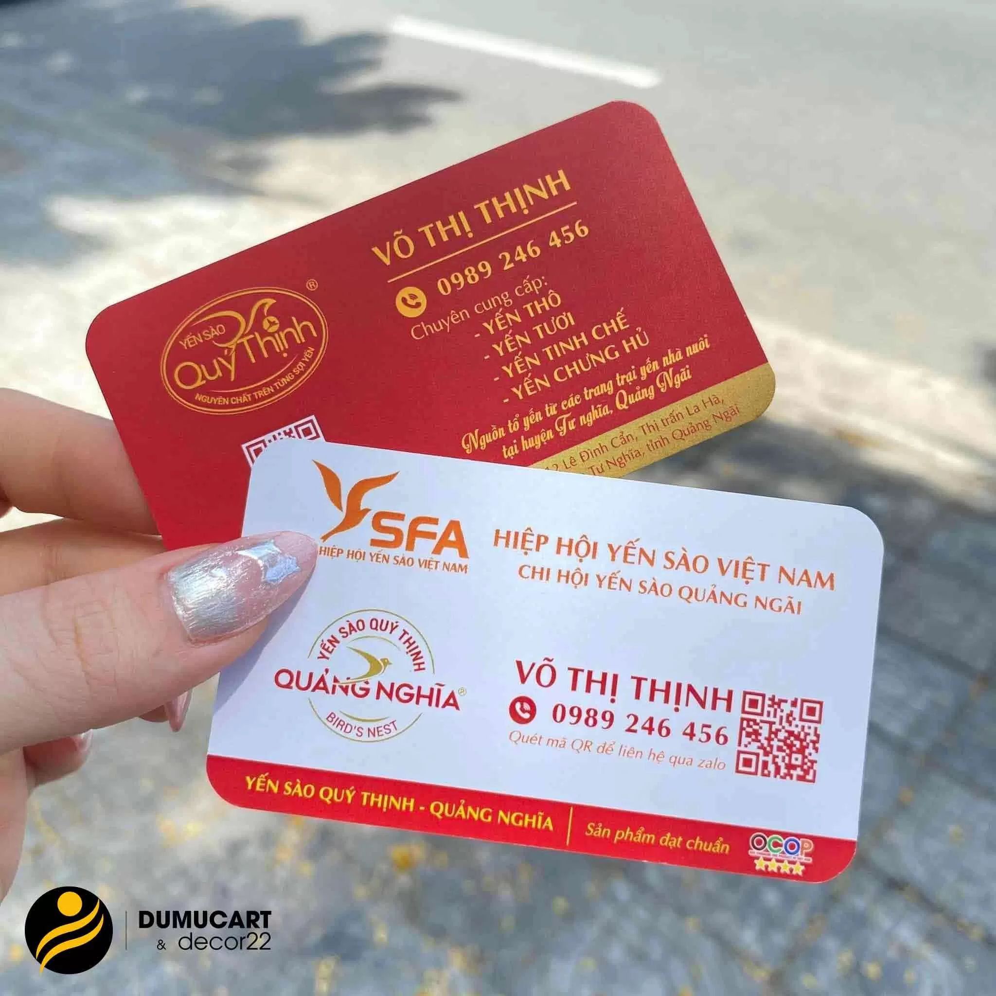 in card visit đà nẵng