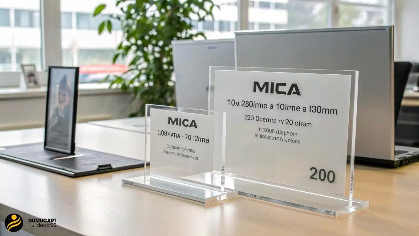 in uv trên mica