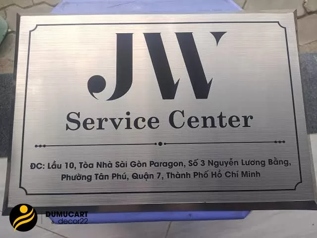 in uv trên inox