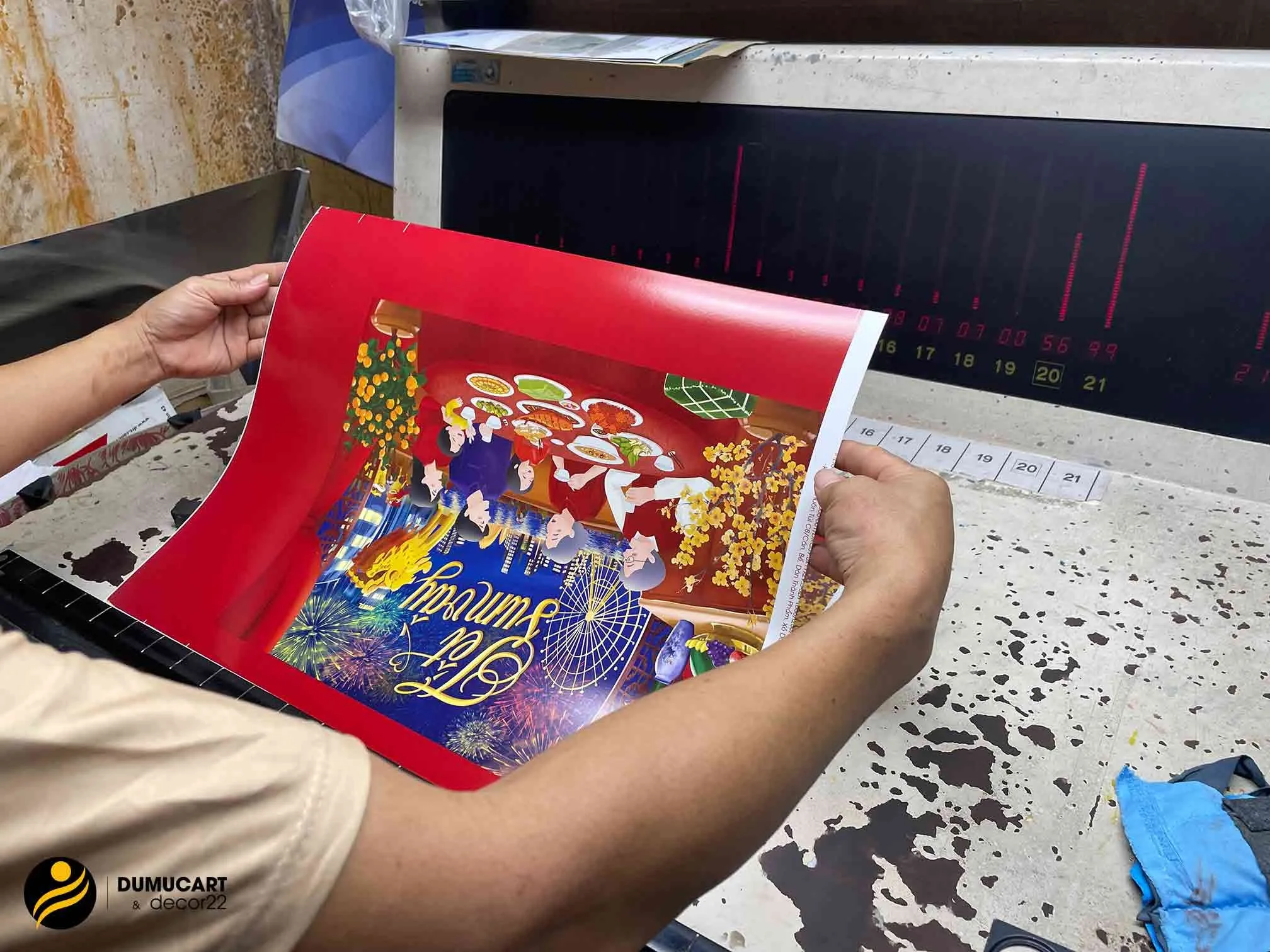 in hộp giấy tại đà nẵng - năng lực sản xuất và máy móc in ấn của in du mục art