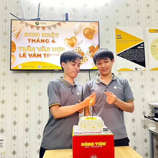 Sinh nhật tháng 04/2026 tại In Du Mục Art: Một buổi tiệc nhỏ, một trời yêu thương