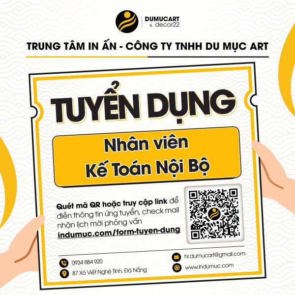 Tuyển dụng Nhân Viên Kế Toán Nội Bộ