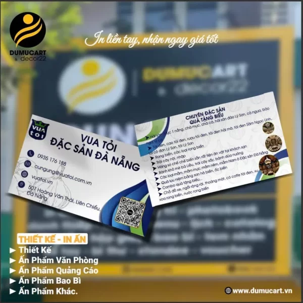 In Card Visit Đà Nẵng – Chất Lượng, Giá Cạnh Tranh