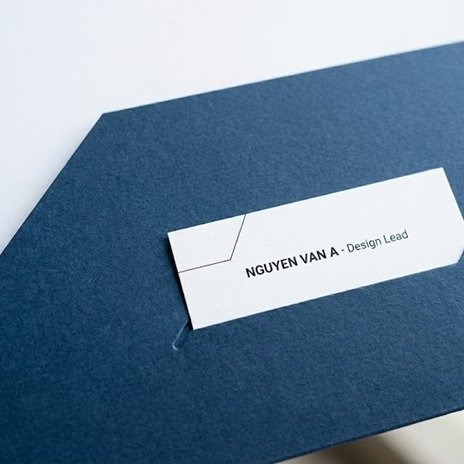 Folder có khe name card