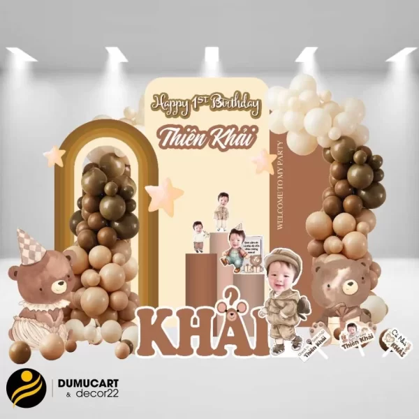 In Backdrop Sinh Nhật Cho Các Bé Dễ Thương Và Độc Đáo