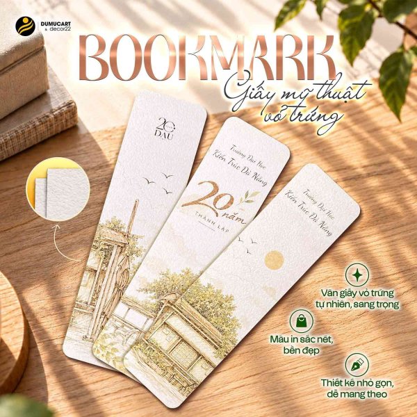 Bookmark Giấy Vỏ Trứng
