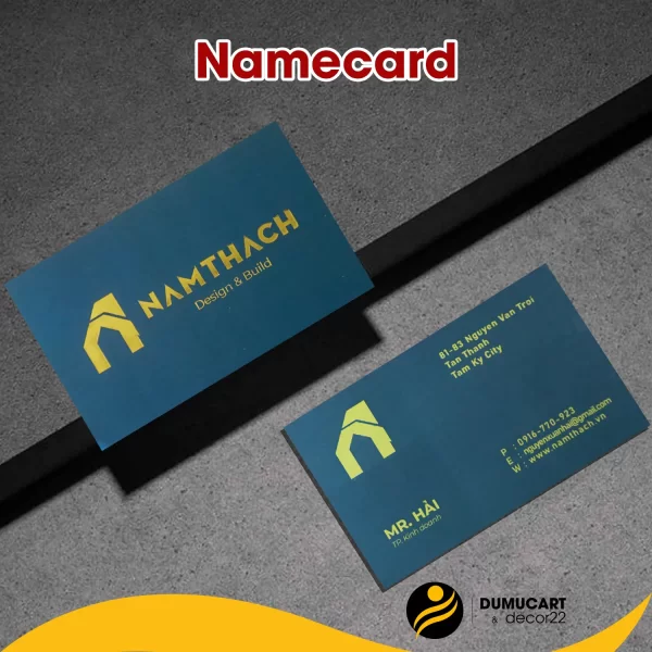 In card visit giá rẻ Đà Nẵng tại In Du Mục Art