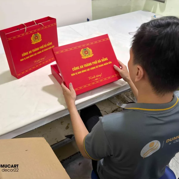 [Case Study] In Hộp Giấy Âm Dương Cho Công An Thành Phố Đà Nẵng