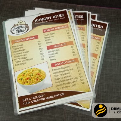 In Menu Nhựa PVC Cao Cấp: Bí Quyết Nâng Tầm Trải Nghiệm