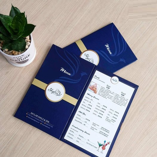 Bảng Giá In Menu Mới Nhất – Chi Phí In Thực Đơn Chi Tiết