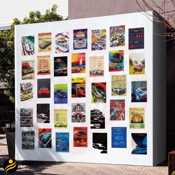 In Poster Dán Tường Sẵn Keo (PP, Decal) – Bóc Dán Siêu Chắc