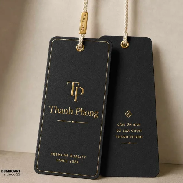 Tag Quần Áo Ép Kim