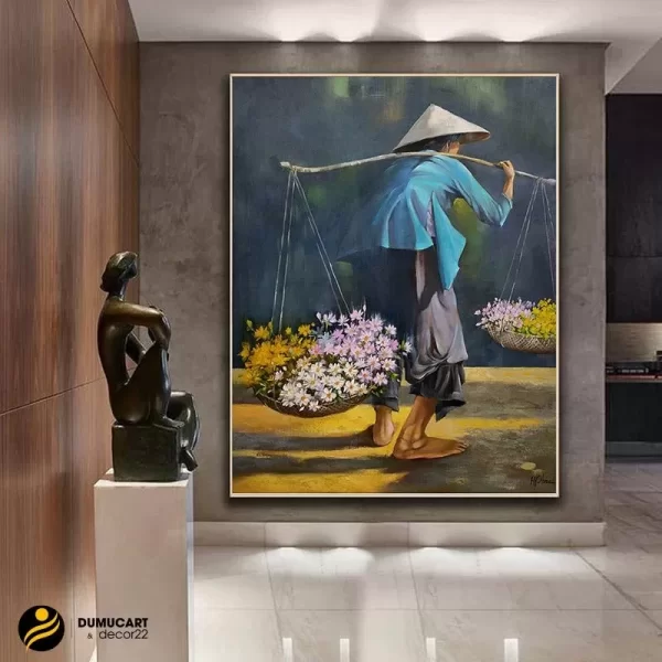 In Tranh Sơn Dầu Theo Yêu Cầu: Giá Tốt , Sắc Nét 100%