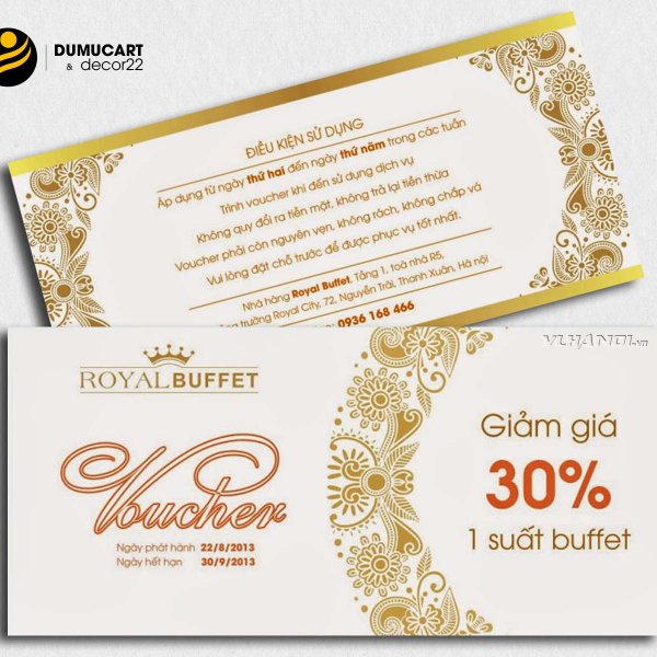 Voucher quà tặng