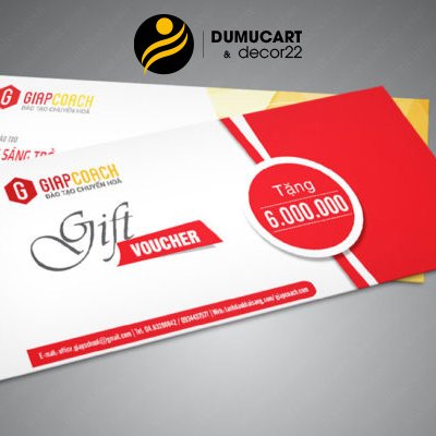 Voucher giấy mỹ thuật