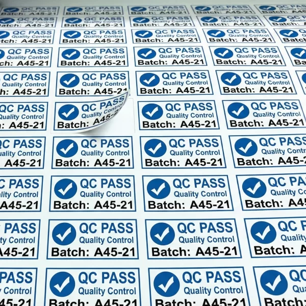 Tem nhãn decal vỡ