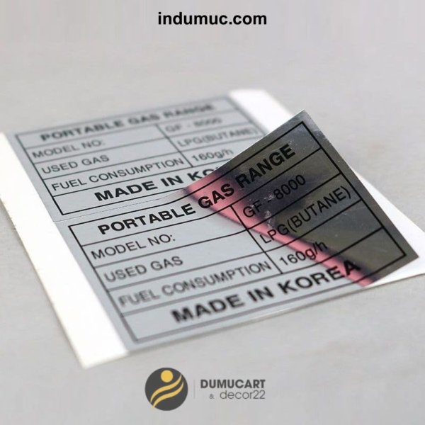 In tem nhãn decal xi bạc Đà Nẵng và tất tần tật những điều bạn cần biết