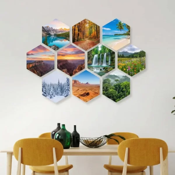 Tranh dán tường tổ ong