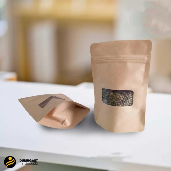 Tìm Hiểu Về Túi Zip Giấy Kraft Có Cửa Sổ Và Túi Trơn